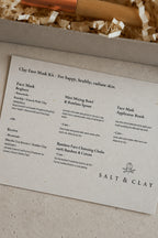 Clay Face Mask Gift Set - the gift of natural skincare.