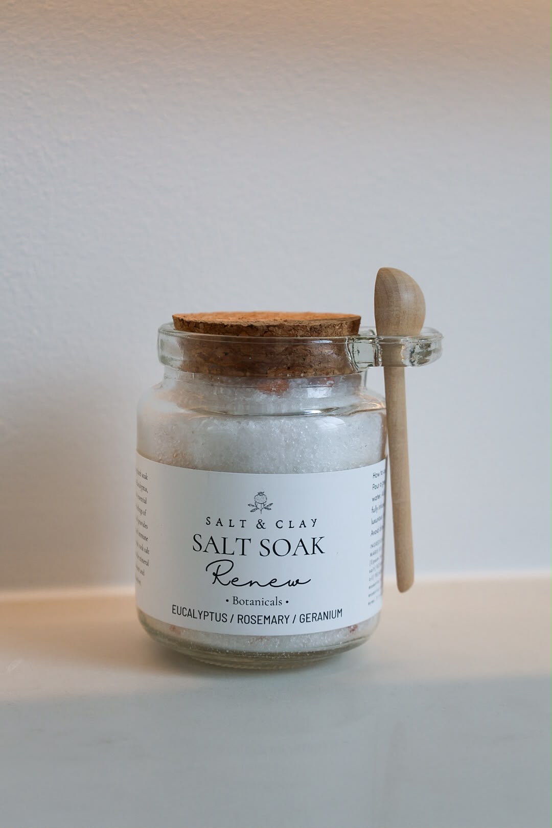 Renew Spa Salt Soak - With mineral rich epsom salts for a restful bath and relaxed muscles.