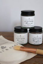 BRIGHTEN Clay Face Mask  [French Pink Clay & Rosehip]  For brightening and exfoliating dull and lacklustre skin.