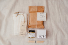 Load image into Gallery viewer, Salt &amp; Clay Bare kit. All natural unscented products. Vegan skincare. Salt &amp; Clay. Hampshire UK.
