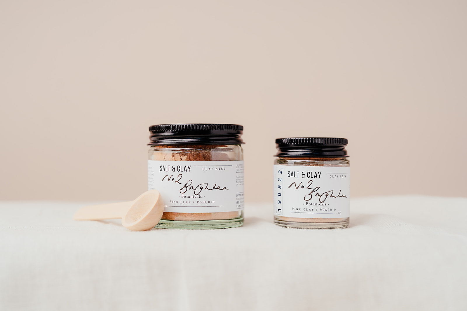 No.2 Brighten Clay Mask  [French Pink Clay & Rosehip]