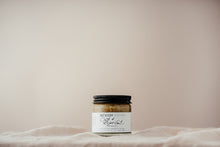 Load image into Gallery viewer, Oat and Apricot face scrub made by Salt and Clay. Packaged in a recycled glass jar with a recyclable aluminium lid. Vegan friendly skincare.  
