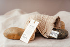 Espresso organic cotton face cloth. Salt & Clay